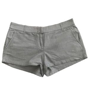J. Crew Grey Chambray Shorts Size 4